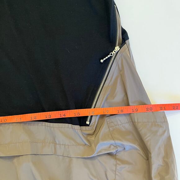 NWT Comfy USA Sara Tunic Dress Small Black Olive Utility Artsy Architectural - Picture 9 of 10